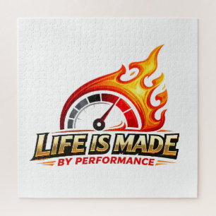 Puzzle Compteur de vitesse de flamme de performance fait