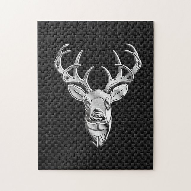 Puzzle Conception de Cerfs d'Argent sur l'impression en f (Vertical)