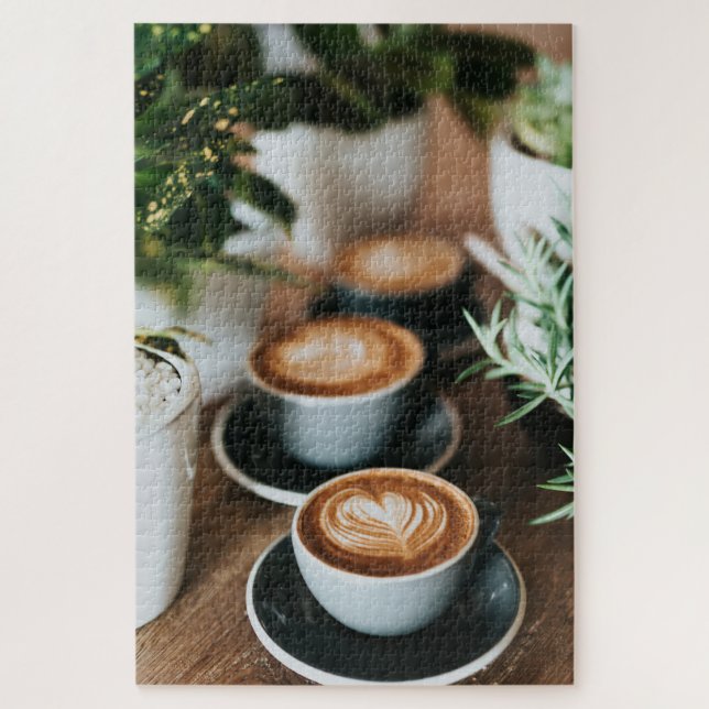 Puzzle Conception de chat de programmeur amateur de café  (Vertical)