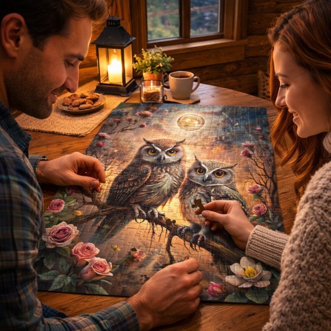 Puzzle Conception de hibou majestueuse (Créateur téléchargé)