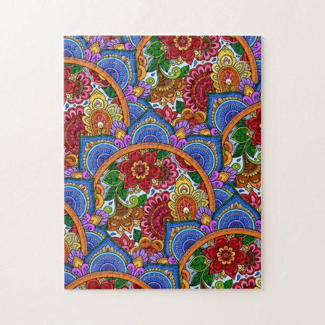 Puzzle Conception de mandala globale, difficile (Vertical)