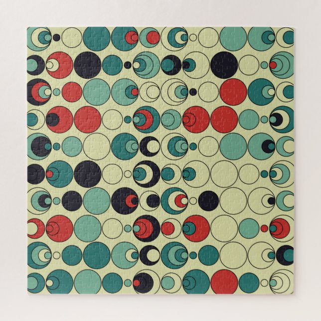 Puzzle Conception de motif géométrique abstrait sans cout (Vertical)