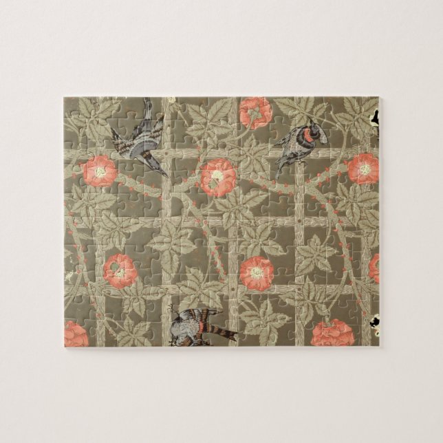 Puzzle Conception de papier peint de treillis avec un (Horizontal)