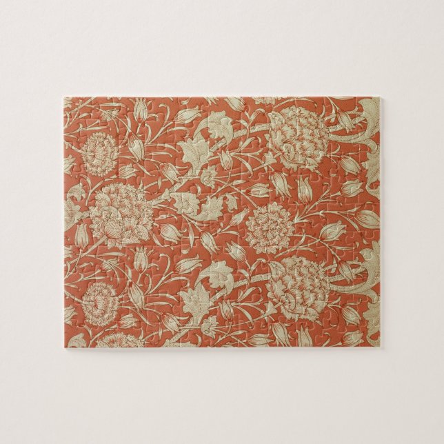 Puzzle Conception de papier peint de tulipe, 1875 (Horizontal)