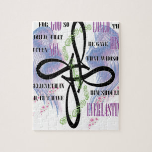 Puzzle Conception de tatouage de 3h16 de John