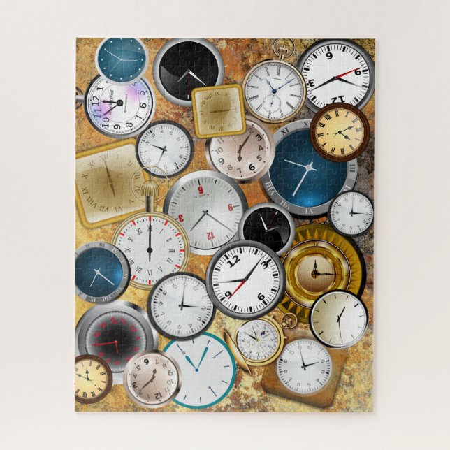 Puzzle Conception de toutes les horloges et montres (Vertical)