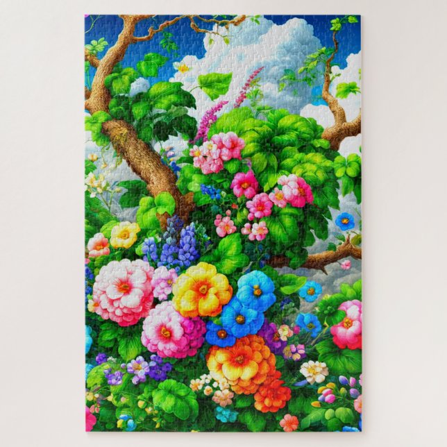 Puzzle Conception des fleurs (Vertical)