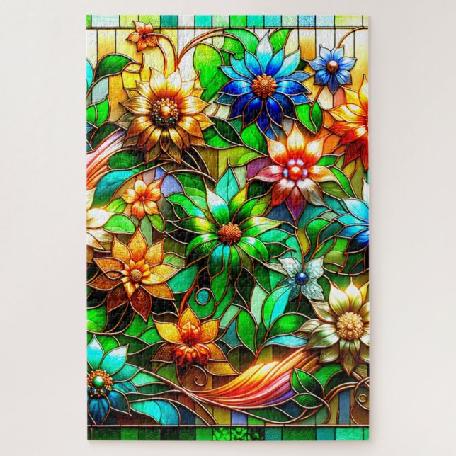Puzzle Conception des fleurs (Vertical)