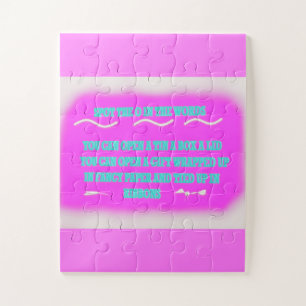 Puzzle Conception des mots pour enfants couleurs de l'édu