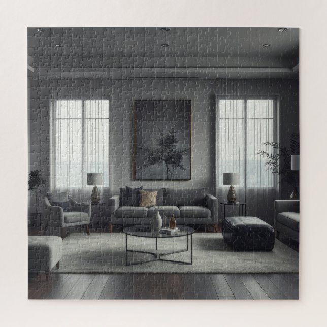 Puzzle Conception d'intérieur de chambre moderne (Vertical)