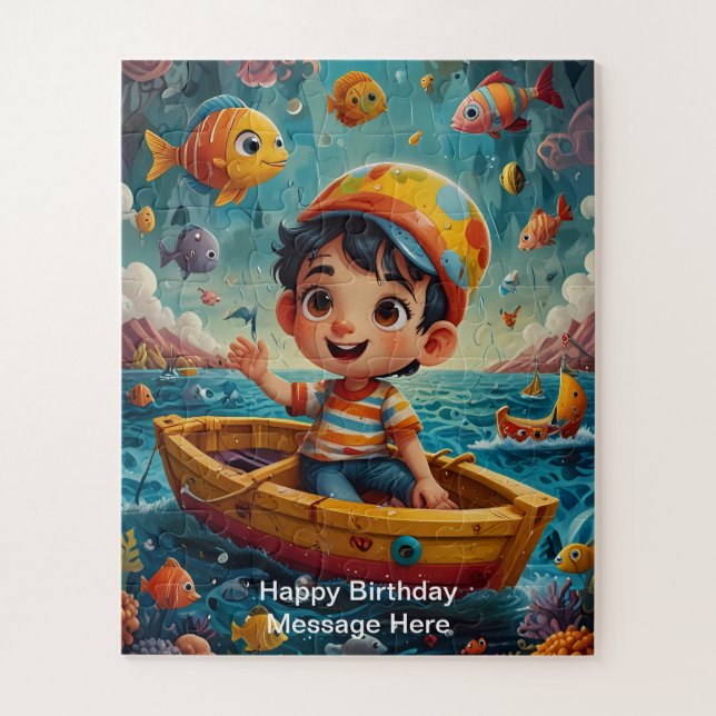 Puzzle Conception fantaisiste et ludique pour enfants (Vertical)