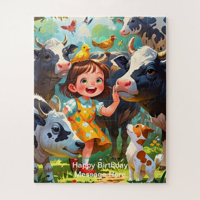Puzzle Conception fantaisiste et ludique pour enfants (Vertical)