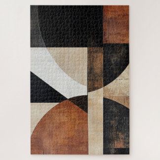 Puzzle Conception géométrique tonique chaude pour style r