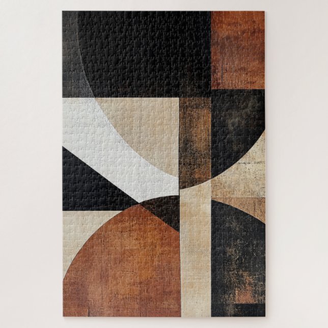 Puzzle Conception géométrique tonique chaude pour style r (Vertical)