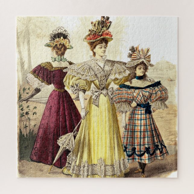 Puzzle Conception Vintage Victorian Ladies (Vertical)