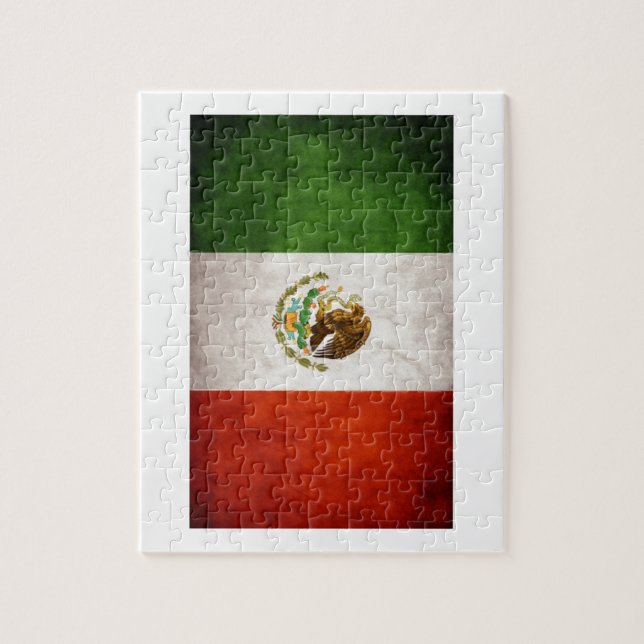 Puzzle Conceptions de drapeau mexicain (Vertical)