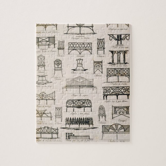 Puzzle Conceptions pour des sièges de jardin, 'd'un (Vertical)