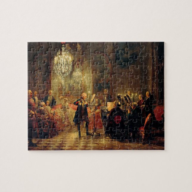Puzzle Concert de flûte avec Frédéric le Grand (Horizontal)