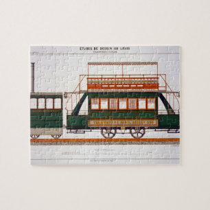 Puzzle Concevez pour un tram de vapeur, plaquez 126 'de