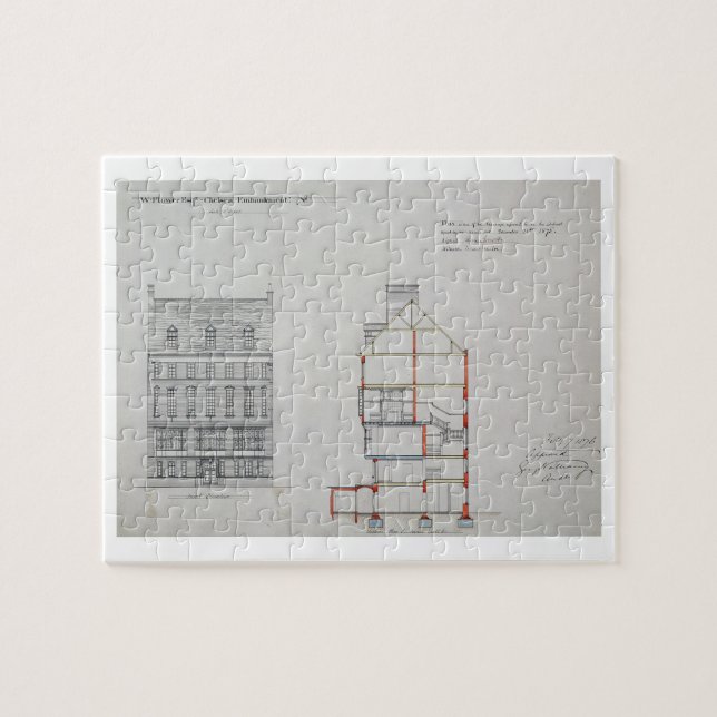 Puzzle Concevez pour une maison pour W. Flower Esq, (Horizontal)