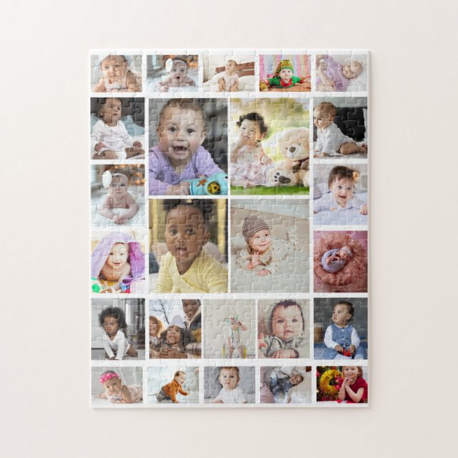 Puzzle Concevez votre propre 25 photo Collage Poster (Vertical)