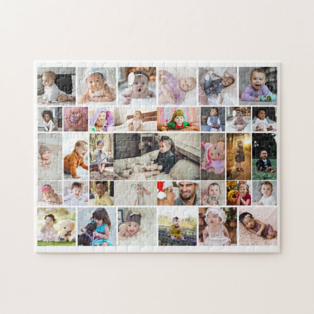 Puzzle Concevez votre propre affiche de collage photo 35 (Horizontal)
