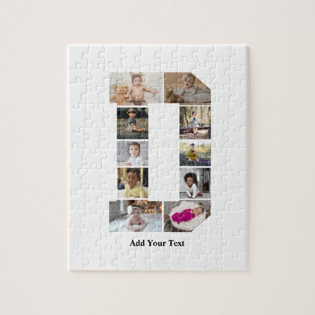 Puzzle Concevez votre propre lettre D photo Collage (Vertical)