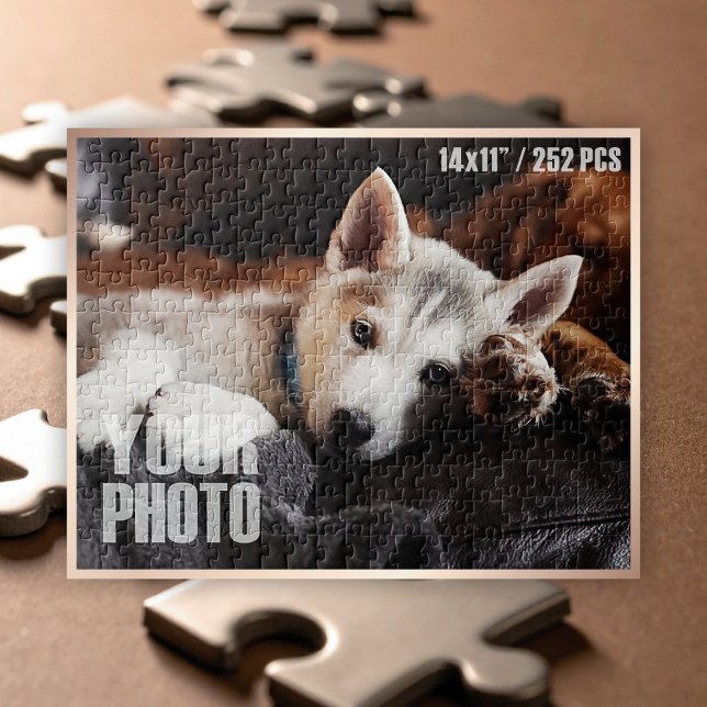 Puzzle Concevez votre propre photo pour animaux de compag (Custom Photo Puzzle - 11x14" / 252 Pieces)