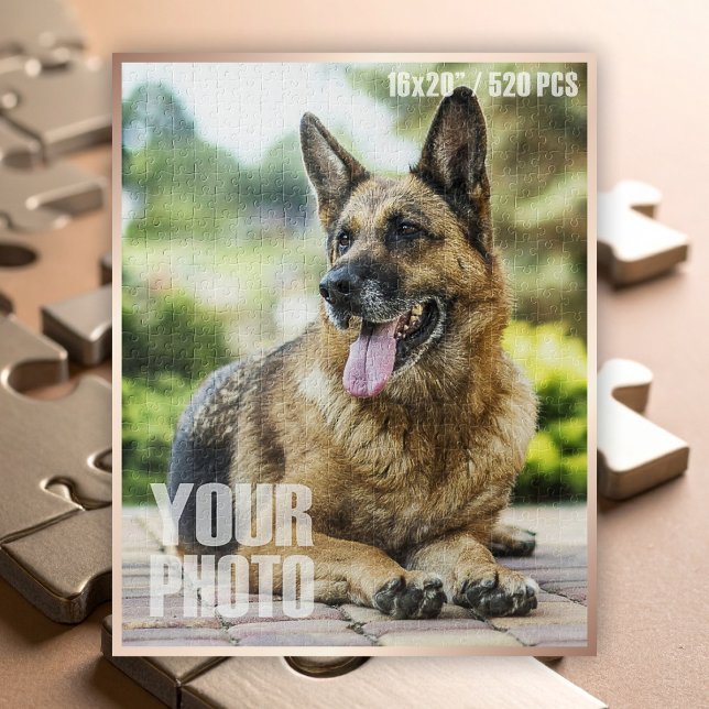 Puzzle Concevez votre propre photo pour animaux de compag (Custom Photo Puzzle - 16x20" / 520 Pieces)