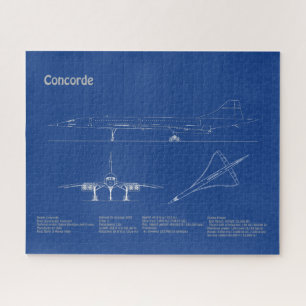 Puzzle Concorde - Plan directeur de l'avion Plans AD