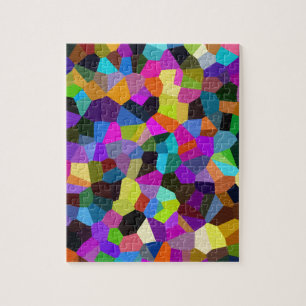 Puzzle Confetti dans les tons bijoux