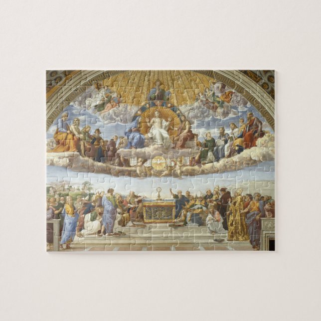 Puzzle Conflit du Saint Sacrement, Raphael Sanzio (Horizontal)