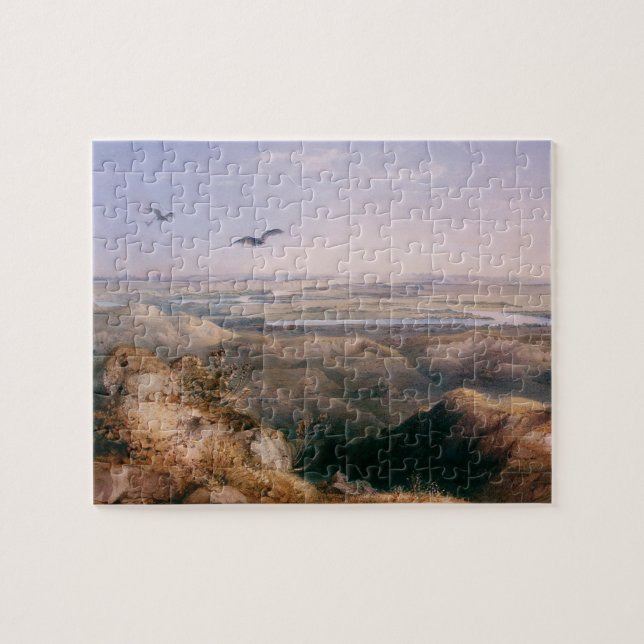 Puzzle Confluent du Yellowstone et du Missouri par Bodmer (Horizontal)