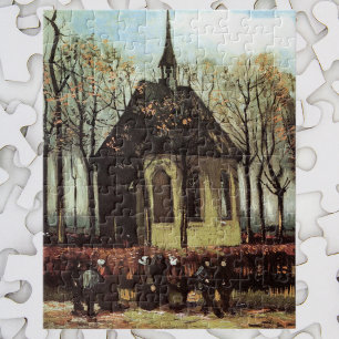 Puzzle Congrégation à Church, Nuenen par Vincent van Gogh