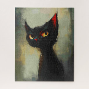 Puzzle Connaissant Black Ninja Cat