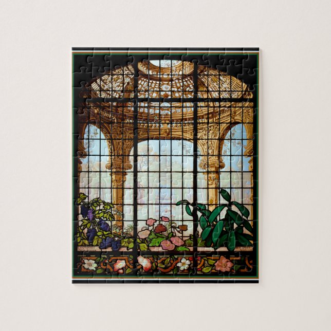 Puzzle Conservatoire en Verre Coloré (Vertical)