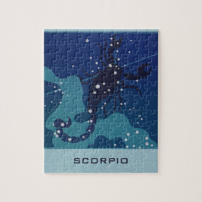 Puzzle Constellation du Scorpion, Astrologie du Zodiaque  (Vertical)