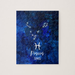 Puzzle Constellation du zodiaque Poissons Monogramme Gala