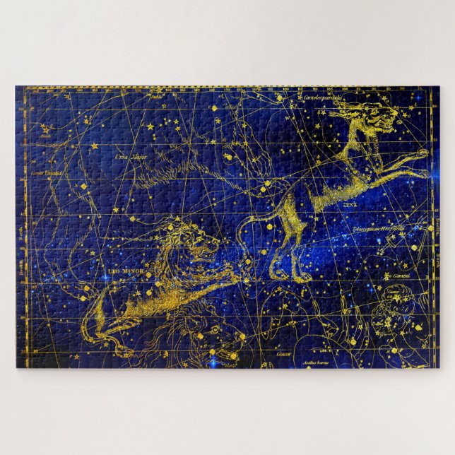 Puzzle Constellation Lynx. (Horizontal)