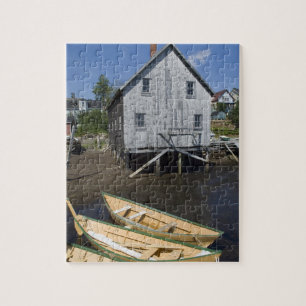 Puzzle Constructeur de dory, Lunenburg, Nouvelle-Écosse,