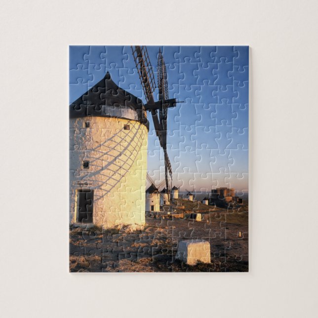 Puzzle Consuegra, La Mancha, Espagne, moulins à vent (Vertical)