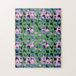 Puzzle Contained Sky Flame Wings<br><div class="desc">This design is comprised of modules consisting of a single but large flame burning amid thick clouds with some light shining through. These modules are placed both behind and within wing motifs.</div>