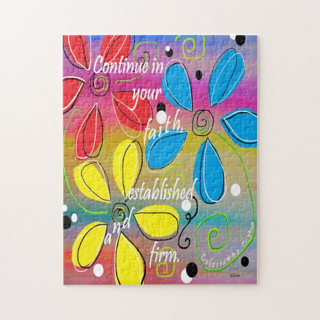 Puzzle Continuez dans votre foi (Vertical)