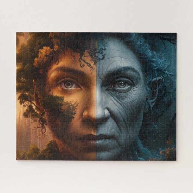 Puzzle Contraste éternel : Là où la jeunesse rencontre l' (Horizontal)