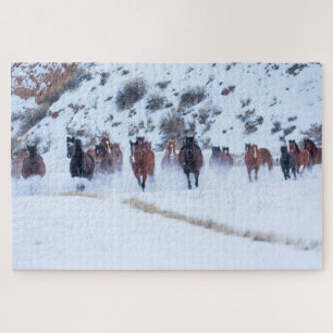 Puzzle Convoi de chevaux Cowboy   Ranch Hideout, Shell, W