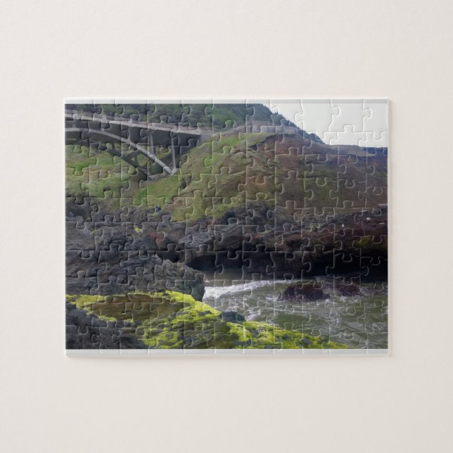 Puzzle Cook's Chasm, cap Perpetua, Oregon (Horizontal)