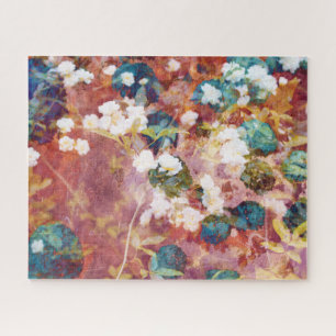 Puzzle Cool, art tendance de motif fleuri romantique