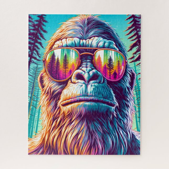 Puzzle Cool Bigfoot dans Lunettes de soleil Hip (Vertical)