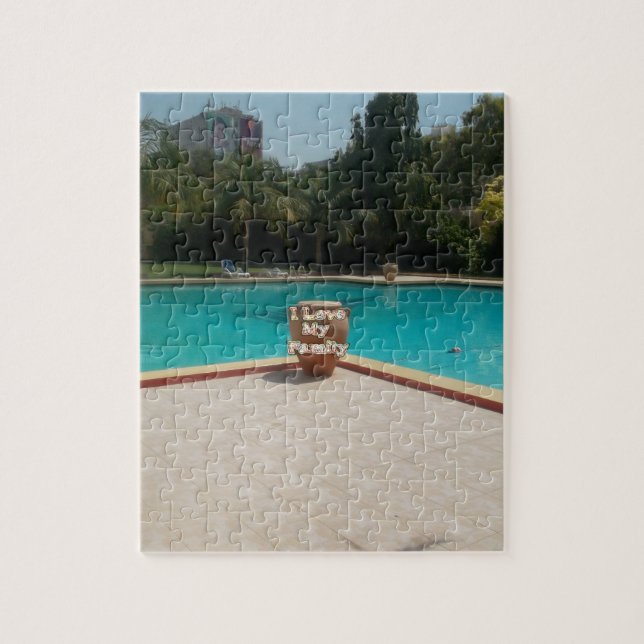 Puzzle Cool Hakuna Matata Pool Side I love My Family.jpg (Vertical)