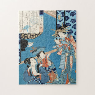 Puzzle Cool japonais vintage ukiyo-e femmes et l'art enfa